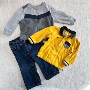 Baby Boy's Preppy Outfit Janie & Jack, Gap, Mayoral GUC 12-18mo